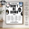 Mike D UK And EU Tour 2026 Poster Cities List By Can Can Press Gallery-Style Poster Canvas