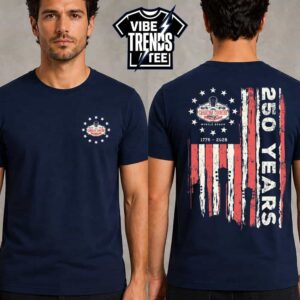 CCMF26 USA Flag Tee Carolina Country Music Fest 2026 For Myrtle Beach SC On June 4–7 2026 Short Navy T-Shirt