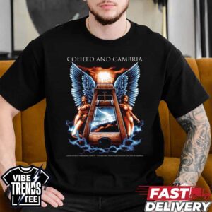 Coheed and Cambria Guillotine Angel Tee Good Apollo 20th Anniversary 2026 Short T-Shirt