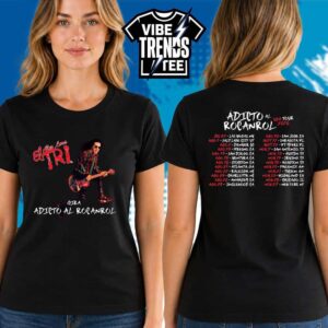 El Tri Adicto Al Rocanrol USA Tour 2026 Celebrating 56 Years Of Rock And Roll Two Sided Print Women T-Shirt