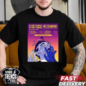Everything Everything Get To Heaven US Canada 10th Anniversary Tour 2026 Dates List Short T-Shirt