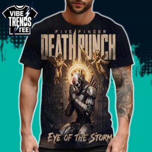 Five Finger Death Punch Eye Of The Storm New Single Release On May 15 2026 All Over Print Shirt