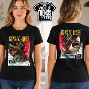 Guns N Roses Hollywood FL 2026 Full Night Poster For At Hard Rock Live On April 30 And May 5 2026 Two Sided Women Shirt