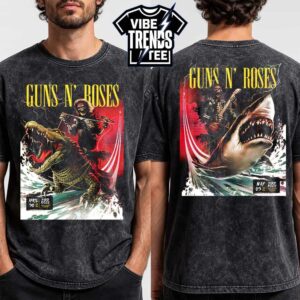 Guns N Roses Hollywood FL 2026 Full Night Poster For At Hard Rock Live On April 30 And May 5 2026 Washed T-Shirt
