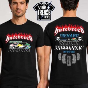 Hatebreed Welcome To Rockville 2026 Merch Tee For Daytona International Speedway On May 10th 2026 Two Sided Short T-Shirt