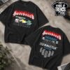 Metallica Nautical Sea Monster 2026 Merch Tee European Dates M72 World Tour 2026 Black Washed T-Shirt