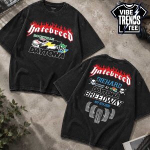 Hatebreed Welcome To Rockville 2026 Merch Tee For Daytona International Speedway On May 10th 2026 Washed T-Shirt