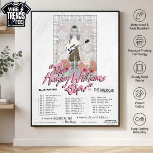 Hayley Williams The Hayley Williams Show 2026 Live In The Americas Tour Cities List For September October And November High-Quality Poster Canvas