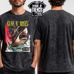 Hollywood FL 2026 Night Two Guns N Roses Poster Tonight At Hard Rock Live On May 5 2026 Black Washed T-Shirt