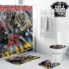 Iron Maiden Seventh Son of a Seventh Son 1988 Concept Album Art Bathroom Mat Set With Shower Curtain Iron Maiden Seventh Son of a Seventh Son 1988 Concept Album Art Bathroom Mat Set With Shower Curtain