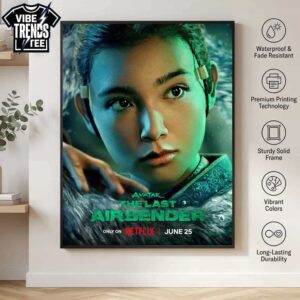 Katara Character Posters For Avatar The Last Airbender Season 2 Premiering June 25 2026 On Netflix Premium Poster Canvas