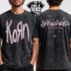 Korn Sick New World 2026 Logo Event Tee For Las Vegas Festival Grounds On April 25 2026 Washed T-Shirt