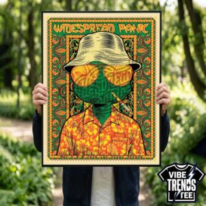 Las Vegas NV 2026 Widespread Panic Tonight Poster By Todd Slater At The Theater at Virgin Hotels Las Vegas On May 8 9 And 10 2026 Gallery-Style Poster Canvas