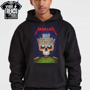 Metallica Bucharest 2026 Venue Poster Palace of the Parliament Skull For May 13 2026 At Arena Nationala M72 Bucharest Romania Hoodie T Shirt