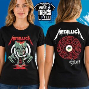 Metallica I Shall Pass I’m Creeping Death 2026 Tee For European Dates M72 World Tour 2026 Womens Short T-Shirt