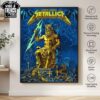 Metallica M72 Athens 2026 Main Show Poster For Greece Cover Zeus Electric Chair At Olympic Stadium On Saturday May 9 2026 Professional Poster Canvas