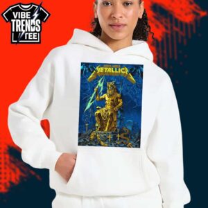 Metallica M72 Athens 2026 Main Show Poster For Greece Cover Zeus Electric Chair At Olympic Stadium On Saturday May 9 2026 White Short T-Shirt