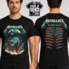 Metallica Nautical Sea Monster 2026 Merch Tee European Dates M72 World Tour 2026 Two Sided Print Short T-Shirt