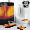 Metallica Master of Puppets Album 1986 Iconic Graveyard Graphic Premium Fabric Bathroom Mat Set With Shower Curtain Metallica Master of Puppets Album 1986 Iconic Graveyard Graphic Premium Fabric Bathroom Mat Set With Shower Curtain