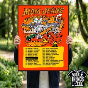 Mom Jeans Tour 2026 Cities List Kicks Off In Asbury Park NJ On September 9 2026 High-Quality Poster Canvas