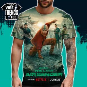 Netflix Season 2 Of Avatar The Last Airbender Poster Full Character Premiering June 25 2026 All Over Print Shirt