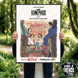 Netflix The One Piece Anime Remake Poster Sets Sail Releasing In February 2027 Poster Canvas