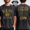 Pixies P40 Framed Rosa Tee For 40th Anniversary Tour 2026 Asia Two Sided Print Washed T-Shirt