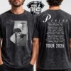 Pixies P40 Framed Rosa Tee For 40th Anniversary Tour 2026 Asia Two Sided Print Washed T-Shirt