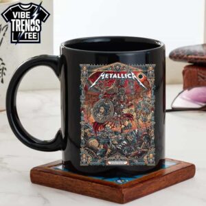 Pop Up M72 Athens 2026 Metallica Poster By Juan Ma Orozco In Greece At Olympic Stadium On May 9 Tour 2026 Ceramic Mug