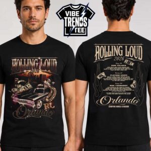 Rolling Loud Festival 2026 Donk Washed Black Bling 26 Lineup Tee For May 8–10 2026 In Orlando FL Short T-Shirt