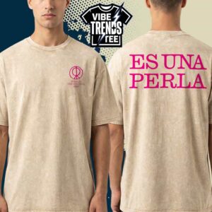 Rosalia Es Una Perla Tee For The Lux Tour 2026 Cover For Fan Two Sided Print Washed T-Shirt