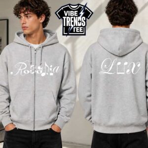 Rosalia The Lux Tour 2026 Merch Tee LUX Logo Zip Hoodie T-Shirt