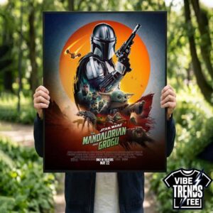 Star Wars The Mandalorian And Grogu 2026 Poster Only In Theaters And IMAX May 22 Poster Canvas