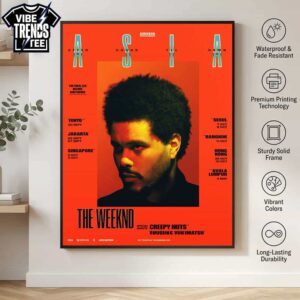 The Weeknd After Hours Til Dawn Tour 2026 Live In Asia Dates List Kicks Off In Tokyo On September 20 High-Quality Poster Canvas