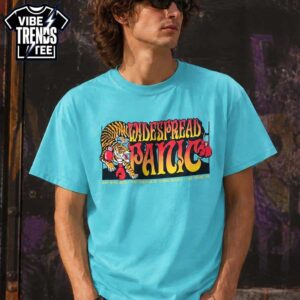 Widespread Panic Las Vegas NV 2026 Merch Tee By Brett Whitley On May 8 9 And 10 2026 At The Theater at Virgin Hotels Las Vegas Short T-Shirt