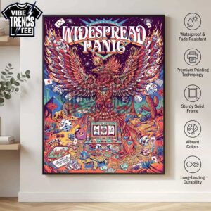 Widespread Panic Las Vegas NV 2026 Tonight Poster By Juan Ma Orozco On May 8 9 And 10 2026 At The Theater at Virgin Hotels Las Vegas Premium Poster Canvas